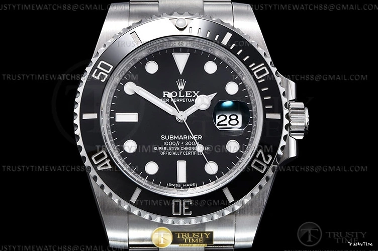 0708 TravelReady ROLSUB0426A – Submariner 116610LN 904L SS SS Black V6F V2 VS 1054